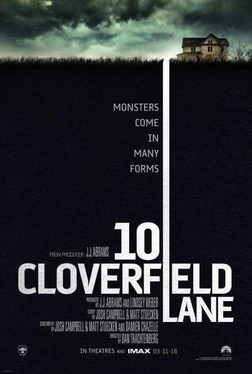 1000 piece jigsaw puzzle for the movie poster: 10 Cloverfield Lane (2016)