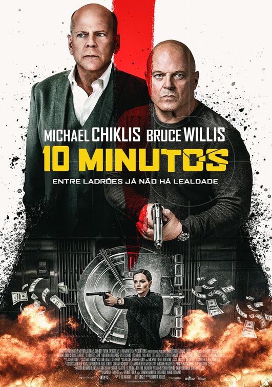 1000 piece jigsaw puzzle for the movie poster: 10 Minutes Gone (2019) ver2