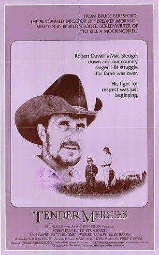 the movie poster: Tender Mercies (1983)