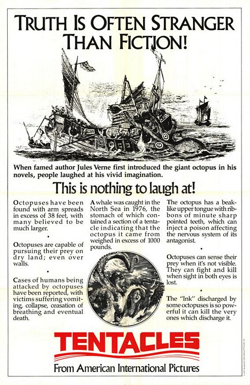 the movie poster: Tentacles (1977) ver3