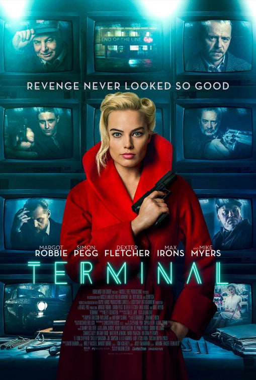 1000 piece jigsaw puzzle for the movie poster: Terminal (2018)