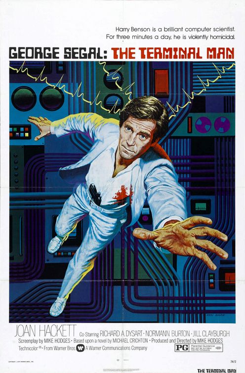 the movie poster: The Terminal Man (1974)