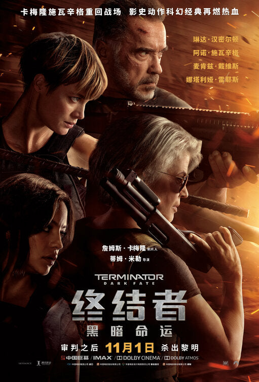 1000 piece jigsaw puzzle for the movie poster: Terminator: Dark Fate (2019) ver10