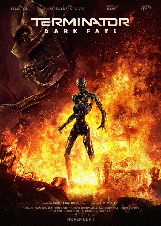 1000 piece jigsaw puzzle for the movie poster: Terminator: Dark Fate (2019) ver14