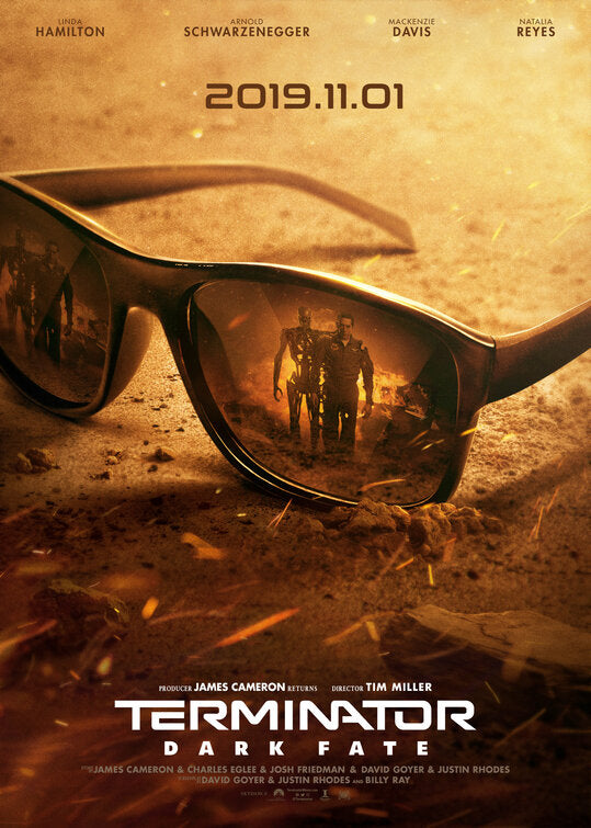 1000 piece jigsaw puzzle for the movie poster: Terminator: Dark Fate (2019) ver15