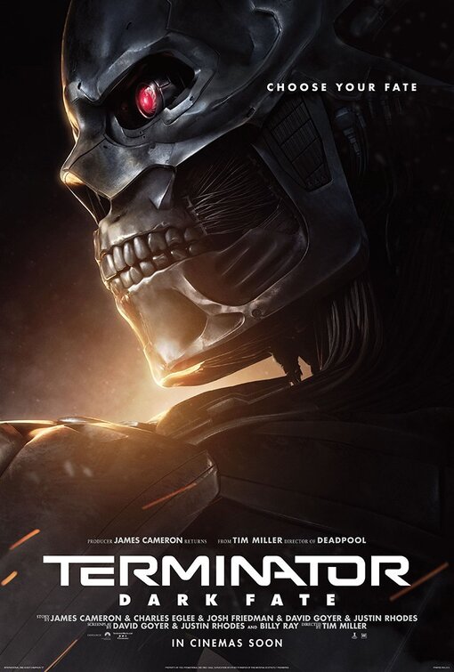 1000 piece jigsaw puzzle for the movie poster: Terminator: Dark Fate (2019) ver8