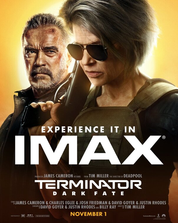1000 piece jigsaw puzzle for the movie poster: Terminator: Dark Fate (2019) ver9