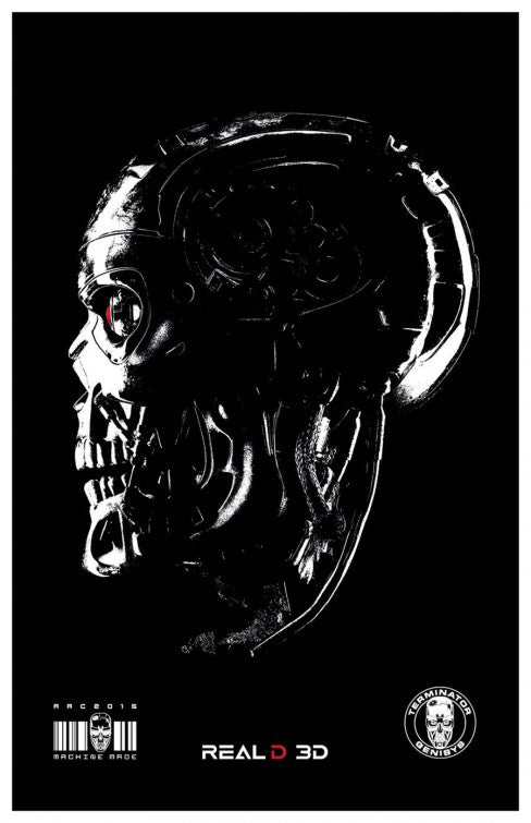 1000 piece jigsaw puzzle for the movie poster: Terminator Genisys (2015) ver15