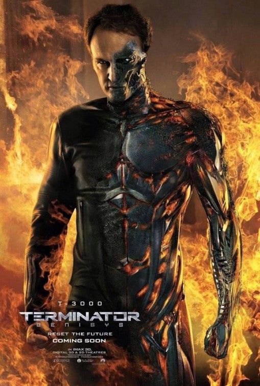 1000 piece jigsaw puzzle for the movie poster: Terminator Genisys (2015) ver9