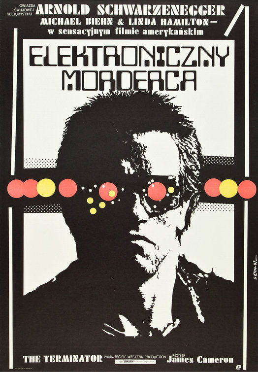 the movie poster: The Terminator (1984) ver3