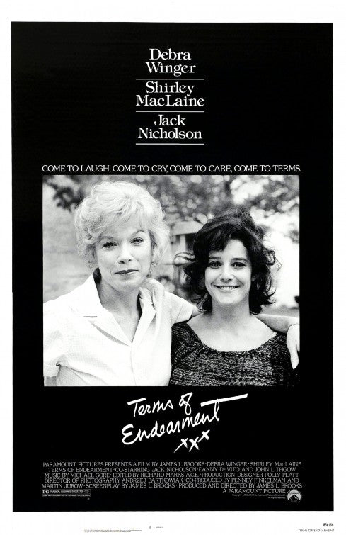 the movie poster: Terms of Endearment (1983)