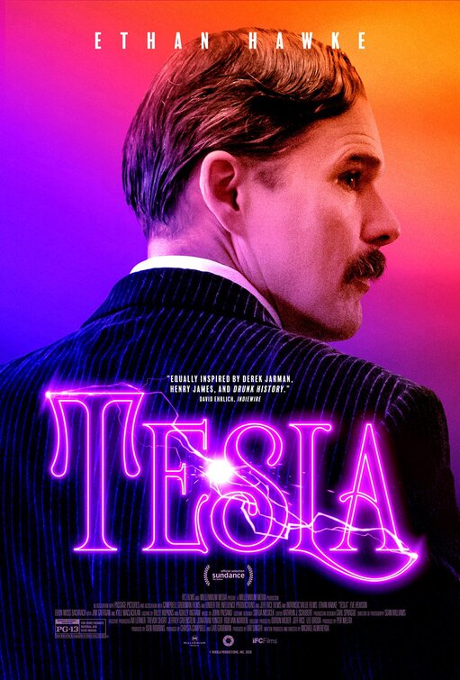 1000 piece jigsaw puzzle for the movie poster: Tesla (2020)