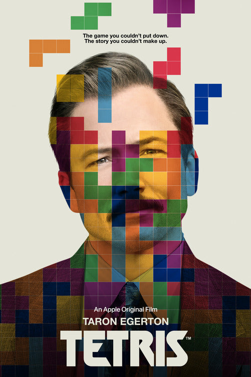 1000 piece jigsaw puzzle for the movie poster: Tetris (2023)