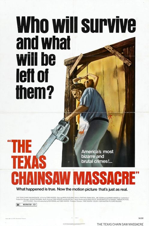 the movie poster: The Texas Chainsaw Massacre (1974)