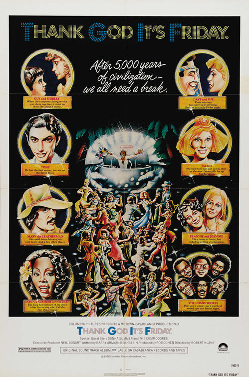 the movie poster: Thank God It's Friday (1978)