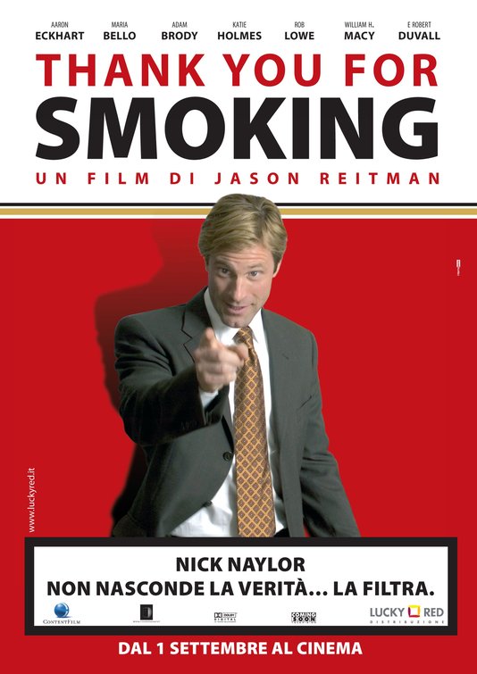 the movie poster: Thank You For Smoking (2006) ver5