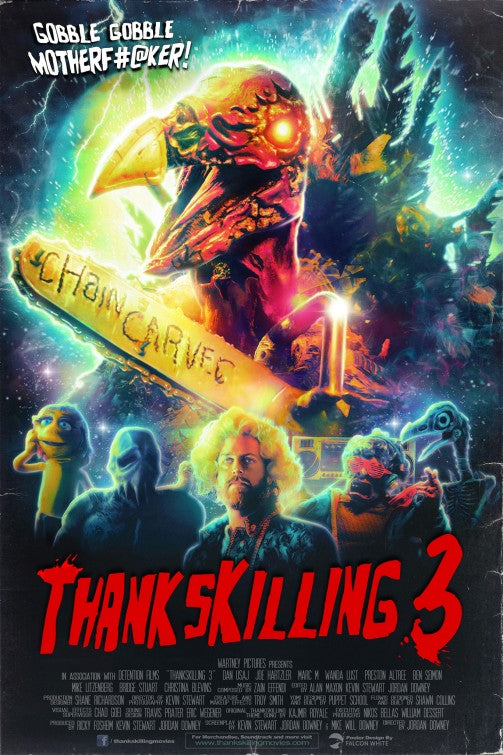 1000 piece jigsaw puzzle for the movie poster: ThanksKilling 3 (2012)