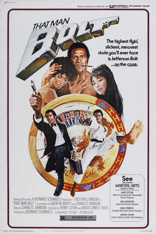 the movie poster: That Man Bolt (1973)
