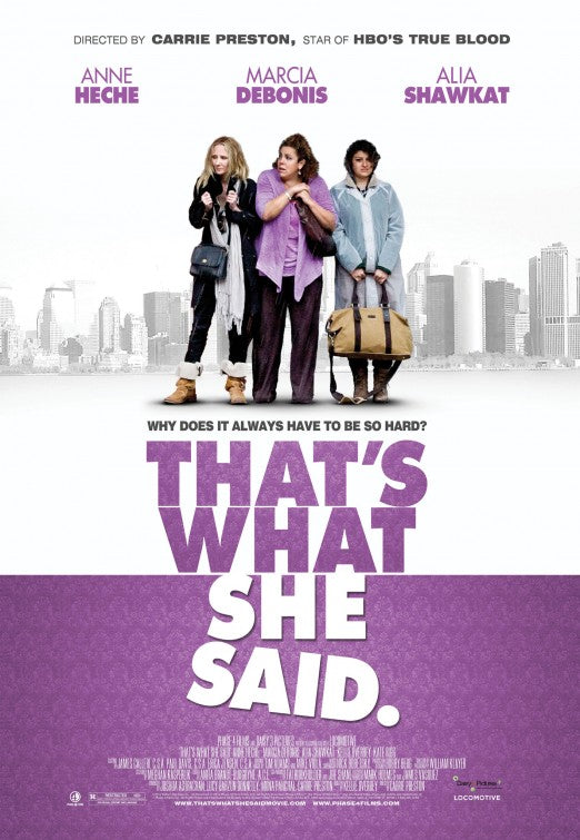 1000 piece jigsaw puzzle for the movie poster: That's What She Said (2012)