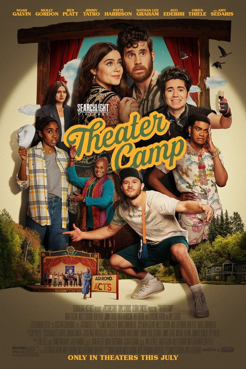 1000 piece jigsaw puzzle for the movie poster: Theater Camp (2023)
