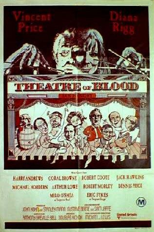the movie poster: Theatre of Blood (1973) ver2