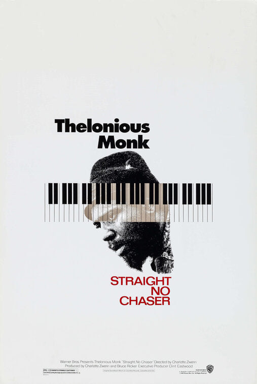 1000 piece jigsaw puzzle for the movie poster: Thelonious Monk: Straight, No Chaser (1988)