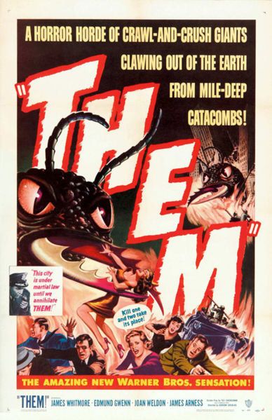 the movie poster: Them! (1954)