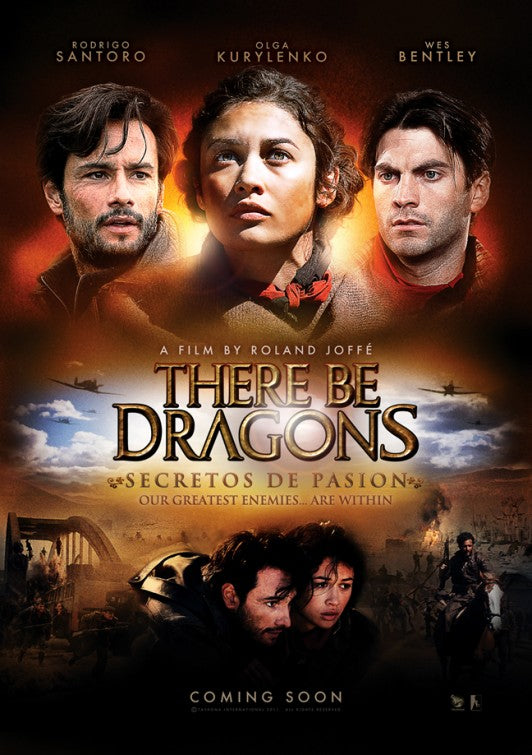 1000 piece jigsaw puzzle for the movie poster: There Be Dragons (2011) ver3