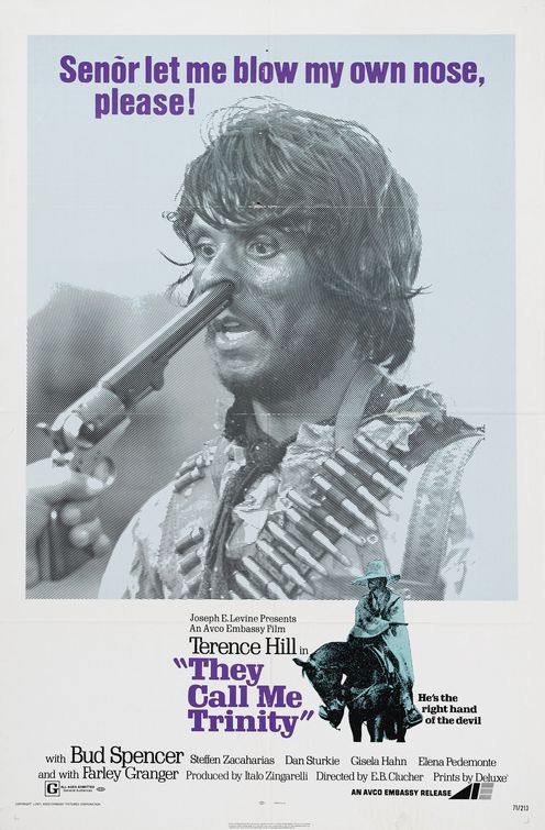 the movie poster: They Call Me Trinity (1971)