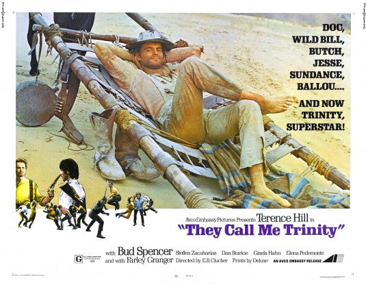 1000 piece jigsaw puzzle for the movie poster: They Call Me Trinity (1971) ver2