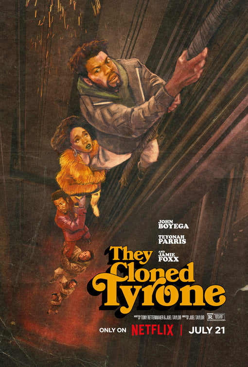 1000 piece jigsaw puzzle for the movie poster: They Cloned Tyrone (2023) ver8