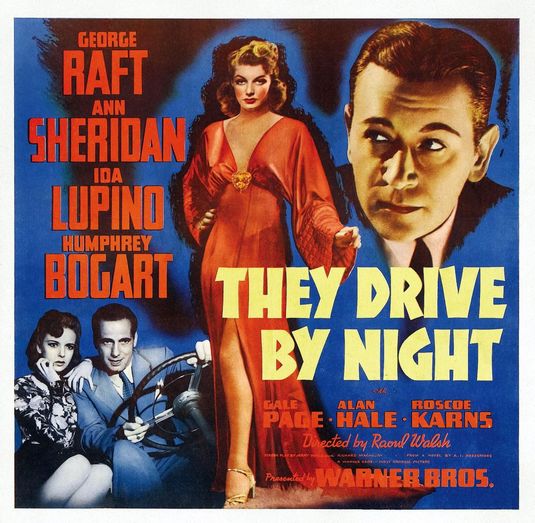the movie poster: They Drive by Night (1940) ver4