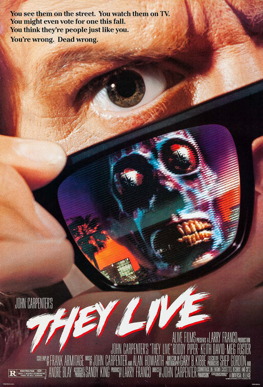 the movie poster: They Live (1988)