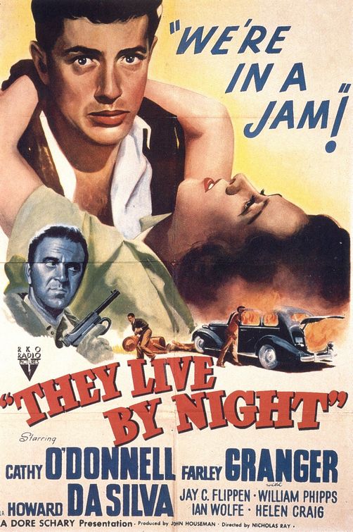 the movie poster: They Live by Night (1948) ver2