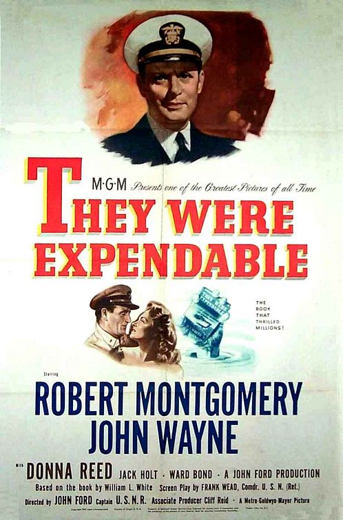 the movie poster: They Were Expendable (1945)
