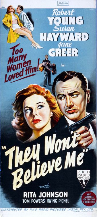the movie poster: They Won't Believe Me (1947) ver2