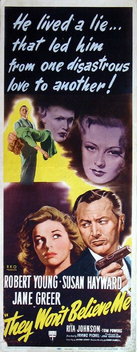 the movie poster: They Won't Believe Me (1947) ver3