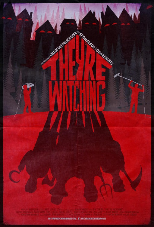 1000 piece jigsaw puzzle for the movie poster: They're Watching (2016)