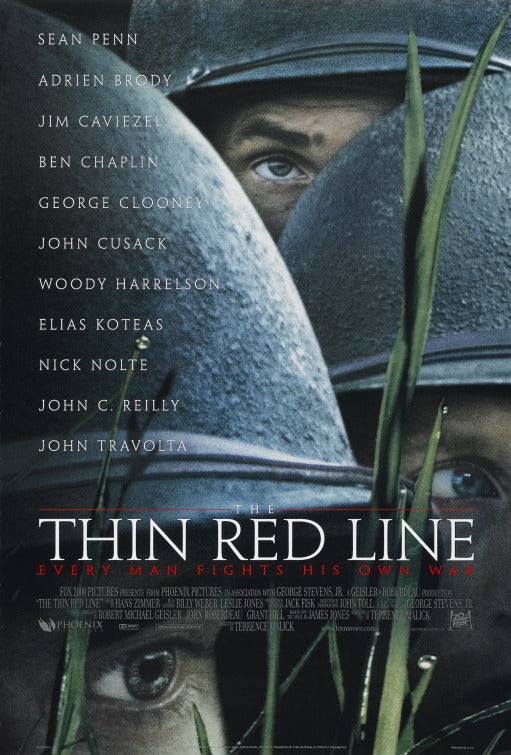 the movie poster: The Thin Red Line (1998)