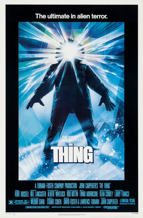the movie poster: The Thing (1982)