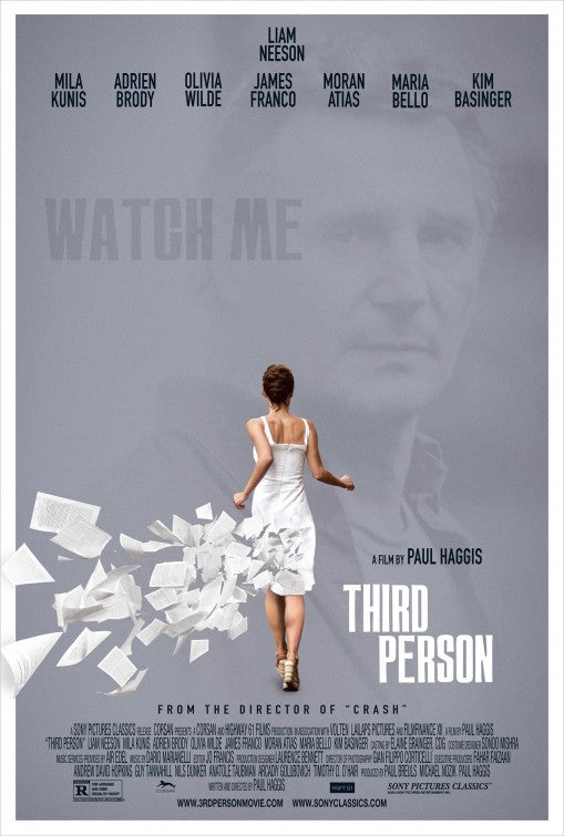 1000 piece jigsaw puzzle for the movie poster: Third Person (2014)