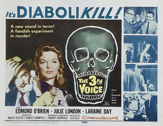 the movie poster: The 3rd Voice (1960) ver2