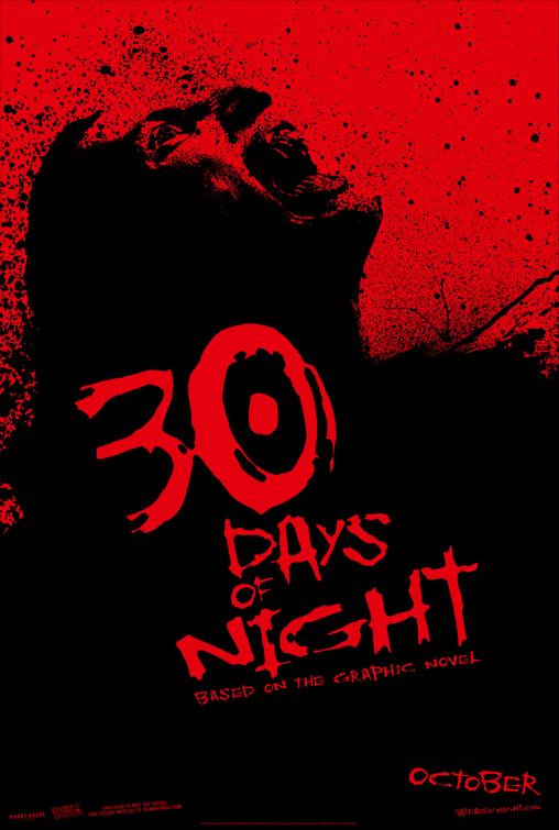 the movie poster: 30 Days of Night (2007)