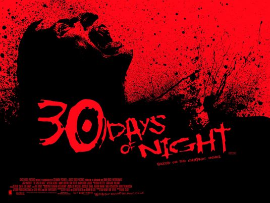 the movie poster: 30 Days of Night (2007) ver2