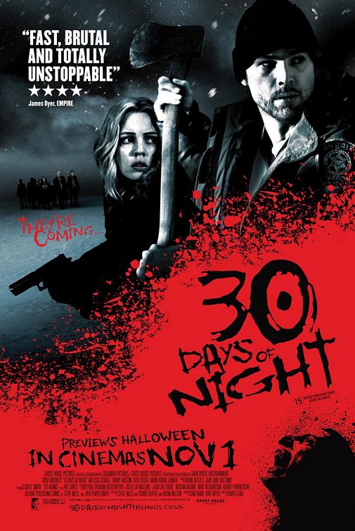 the movie poster: 30 Days of Night (2007) ver6
