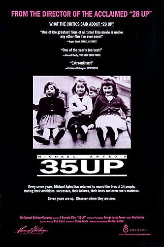 the movie poster: 35 Up (1992)