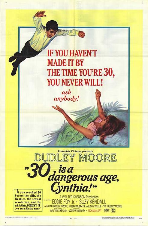the movie poster: 30 Is a Dangerous Age, Cynthia (1968)