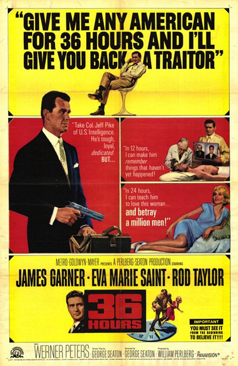 the movie poster: 36 Hours (1965)