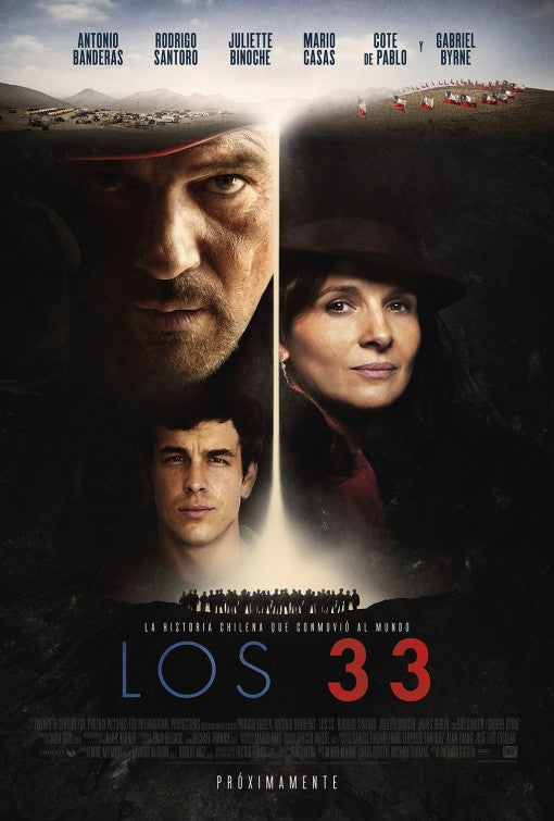 1000 piece jigsaw puzzle for the movie poster: The 33 (2015)