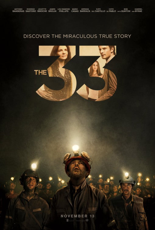 1000 piece jigsaw puzzle for the movie poster: The 33 (2015) ver10